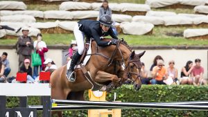 Katrin Eckermann und Cydello siegten zum Auftakt in Rom. Foto: FISE/M.Argenziano