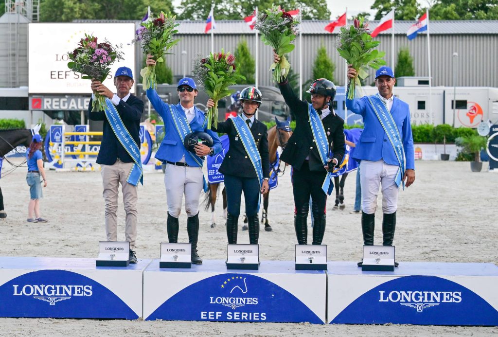 Sieger im EEF Nationenpreis-Halbfinale von Budapest: Team Italien. Foto: EEF/Photohajdu