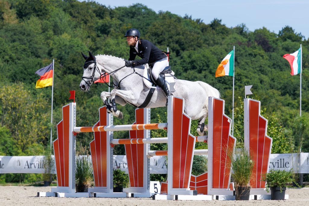 Arne Bergendahl (GER*) und Luthien NRW im Abschlussparcours von Arville 2025. Foto: FEI/Libby Law Photography