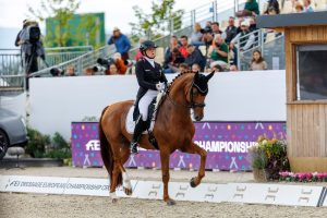 Traumritt, leider nur Rang vier für Katharina Hemmer und Denoix. Foto: Sportfotos-lafrentz.de