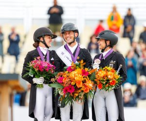 Shiny, happy people heute in Crozet auf dem EM Treppchen … Foto: sportfotos-lafrentz.de