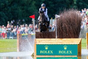 Die Ohren gespitzt, die Füße weg und immer zwischen den Flaggen – so kannte man Anna Siemers Avondale – hier beim CHIO Aachen 2025, wo sie null im Gelände und im Parcours waren. Foto: www.sportfotos-lafrentz.de/Tomas Holcbecher