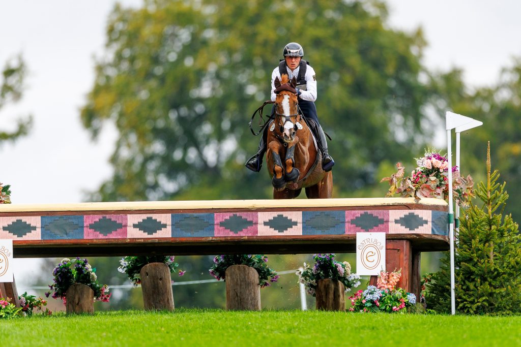Calvin Böckmann und The Phantom of the Opera waren schnellstes Paar von allen im Gelände der EM Blenheim. Foto: Sportfotos-lafrentz.de