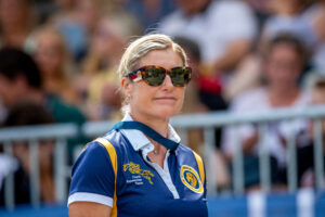 Als Trainerin hat Jessica Kürten unter anderem das Global Champions League Team der Prague Lions gemanagt. Foto: Sportfotos-lafrentz.de