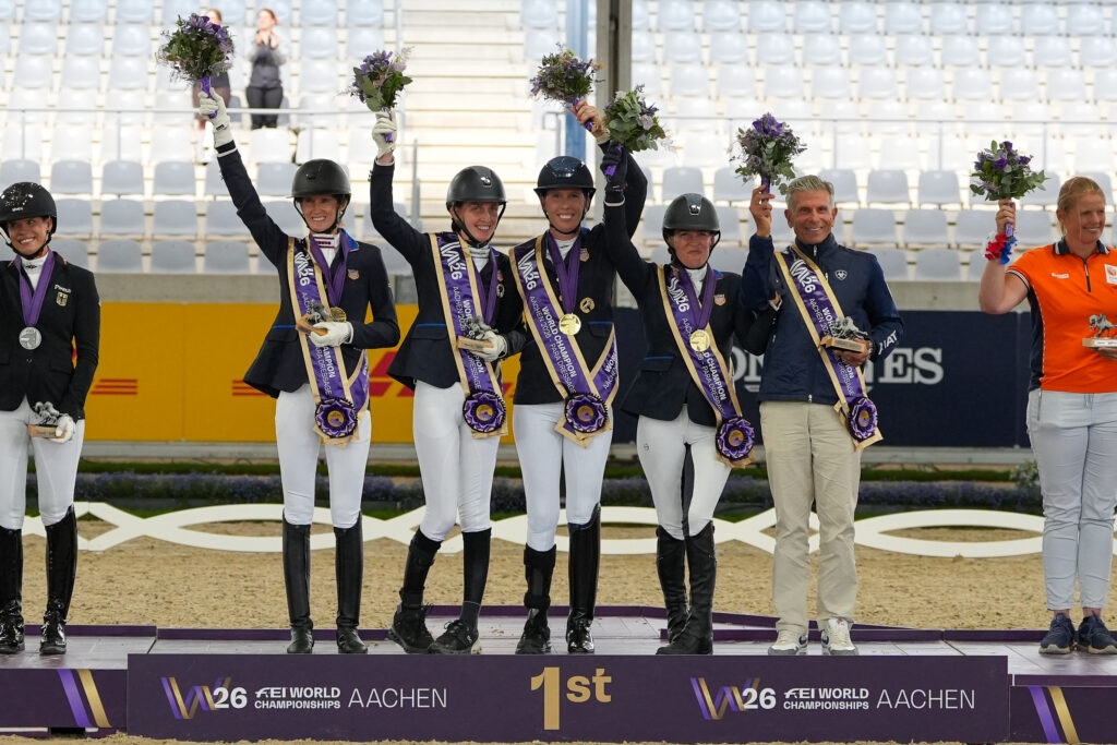 Die Amerikaner setzen im Rahmen der WM in Aachen im Maßstäbe im Para-Dressursport. (Foto van Bebber)