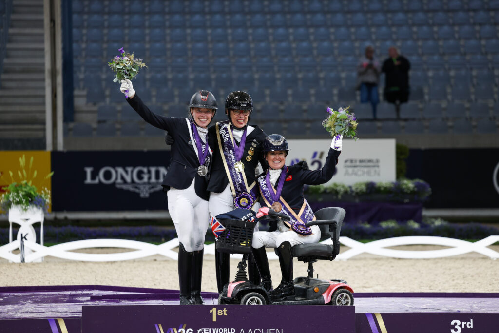 Heidemarie Dresing siegte vor Katrine Kristensen und Jemima Green. Foto: Thamm
