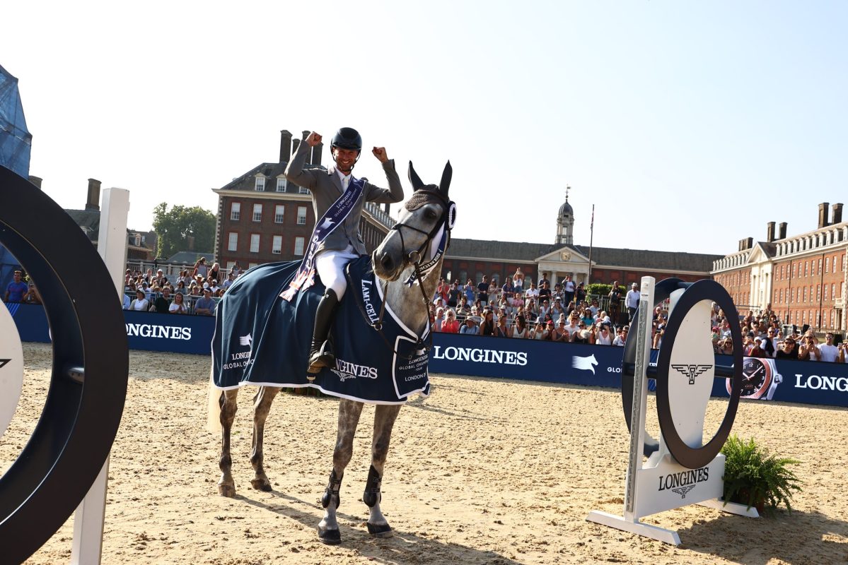 Checker: "Hach ja, habe ich doch mal wieder gut hingekriegt und er kann sich ein bisschen freuen. …" Foto: LGCT London 2025