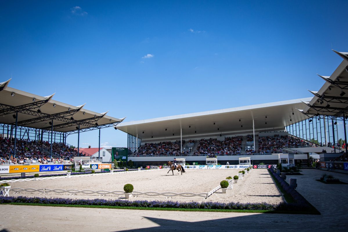 Infrastruktur, Rahmen, Expertise als Veranstalter – alles vorhanden. Aachen wäre bereit für die Austragung Olympischer Reiterspiele. Foto: CHIO Aachen/Jasmin Metzner