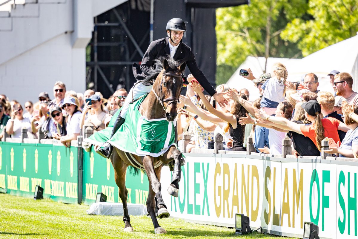 United Call JPS und Richard Vogel sichern sich das Auftaktspringen der Youngster-Tour. (Foto: CHIO Aachen Jasmin Metzner)