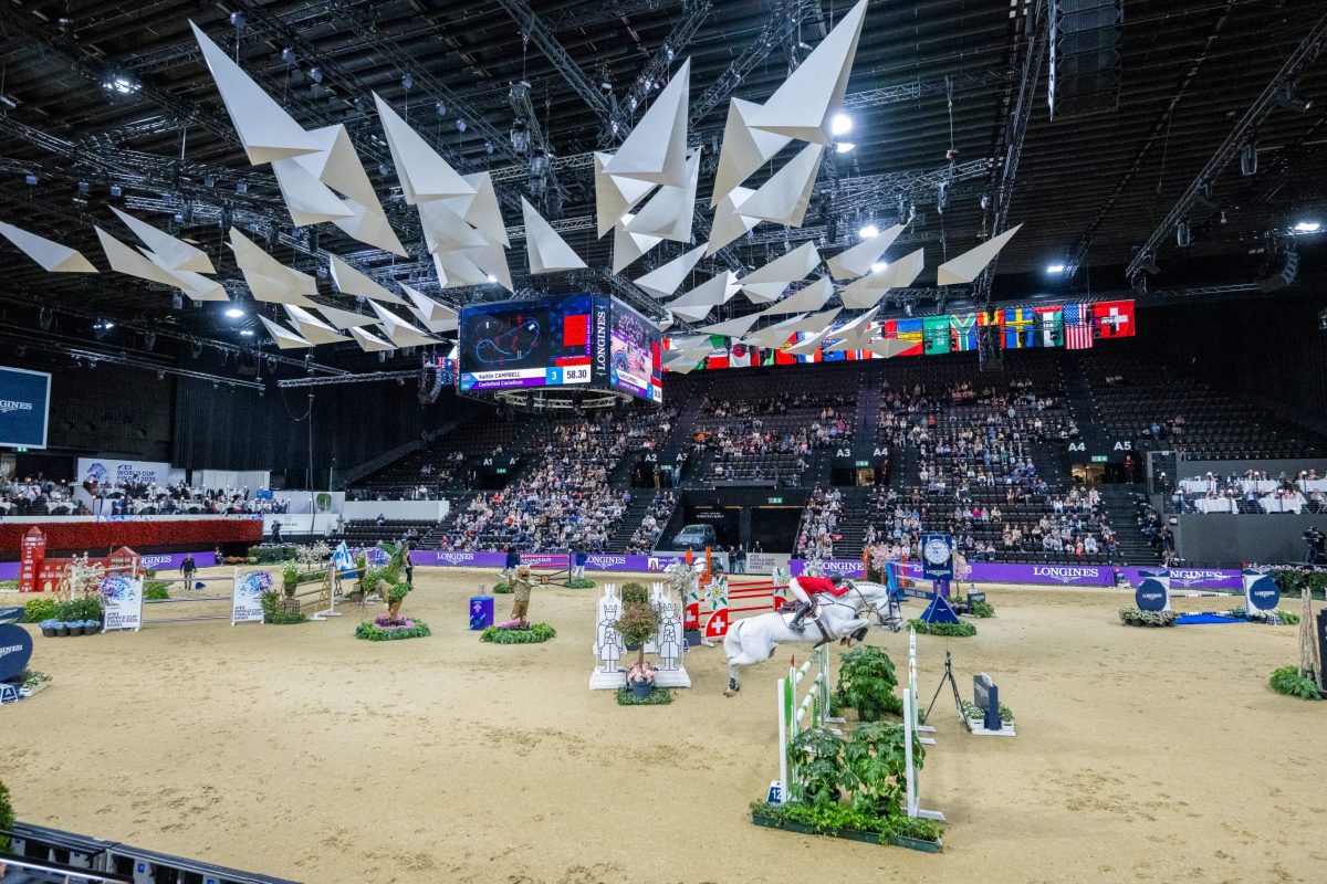 Feature Bild Weltcup-Finale 2025 in Basel. Foto: FEI/Benjamin Clark