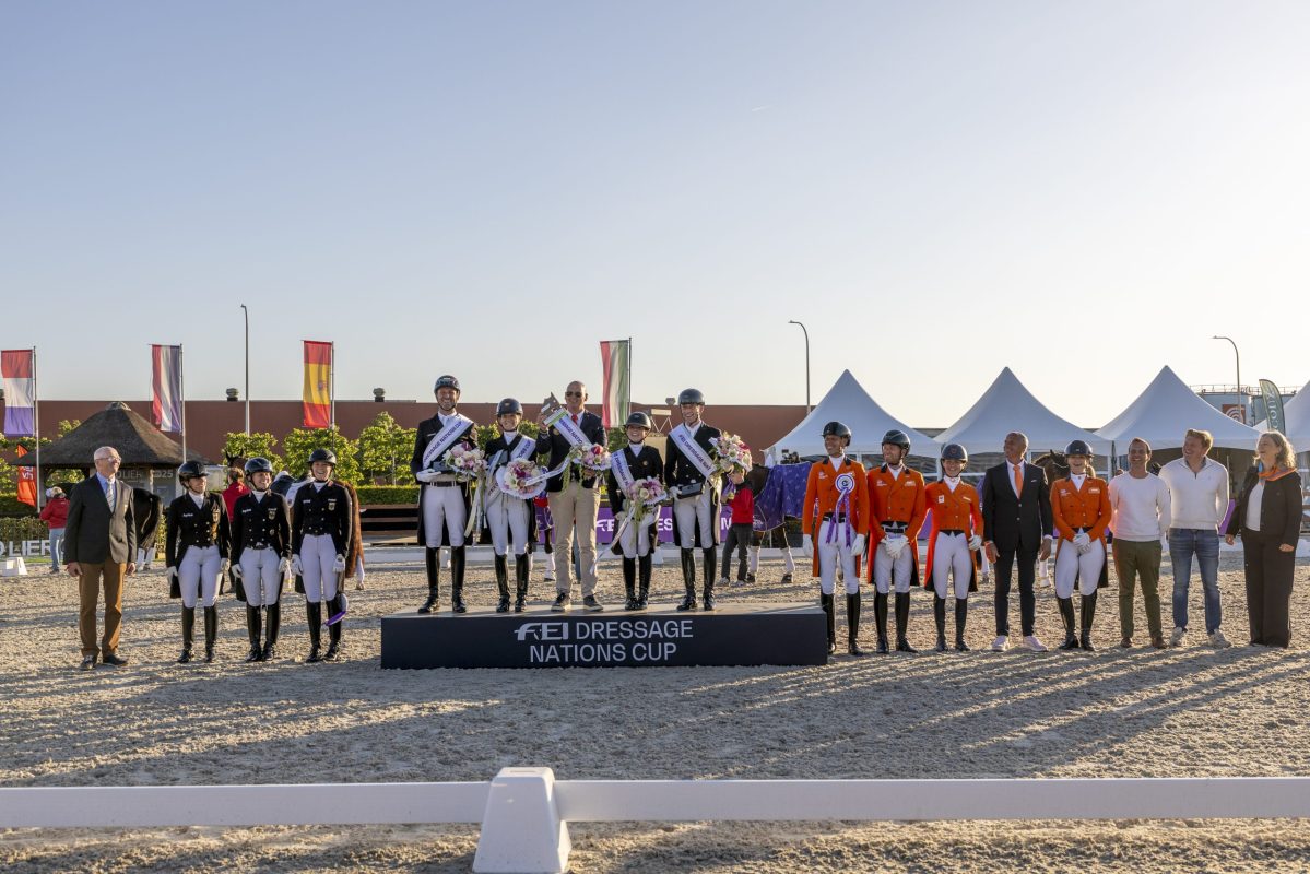 Ein historischer Triumph für die belgischen Dressurreiter im Nationenpreis von Lier 2025! Foto: FEI/Caremans