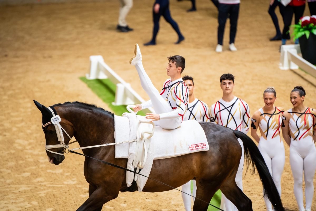 Ganz starker Auftritt des Team Norka vom VV Köln-Dünwald zum Auftakt der EM 2025 in Stadl Paura! Foto: FEI/Lukasz Kowalski