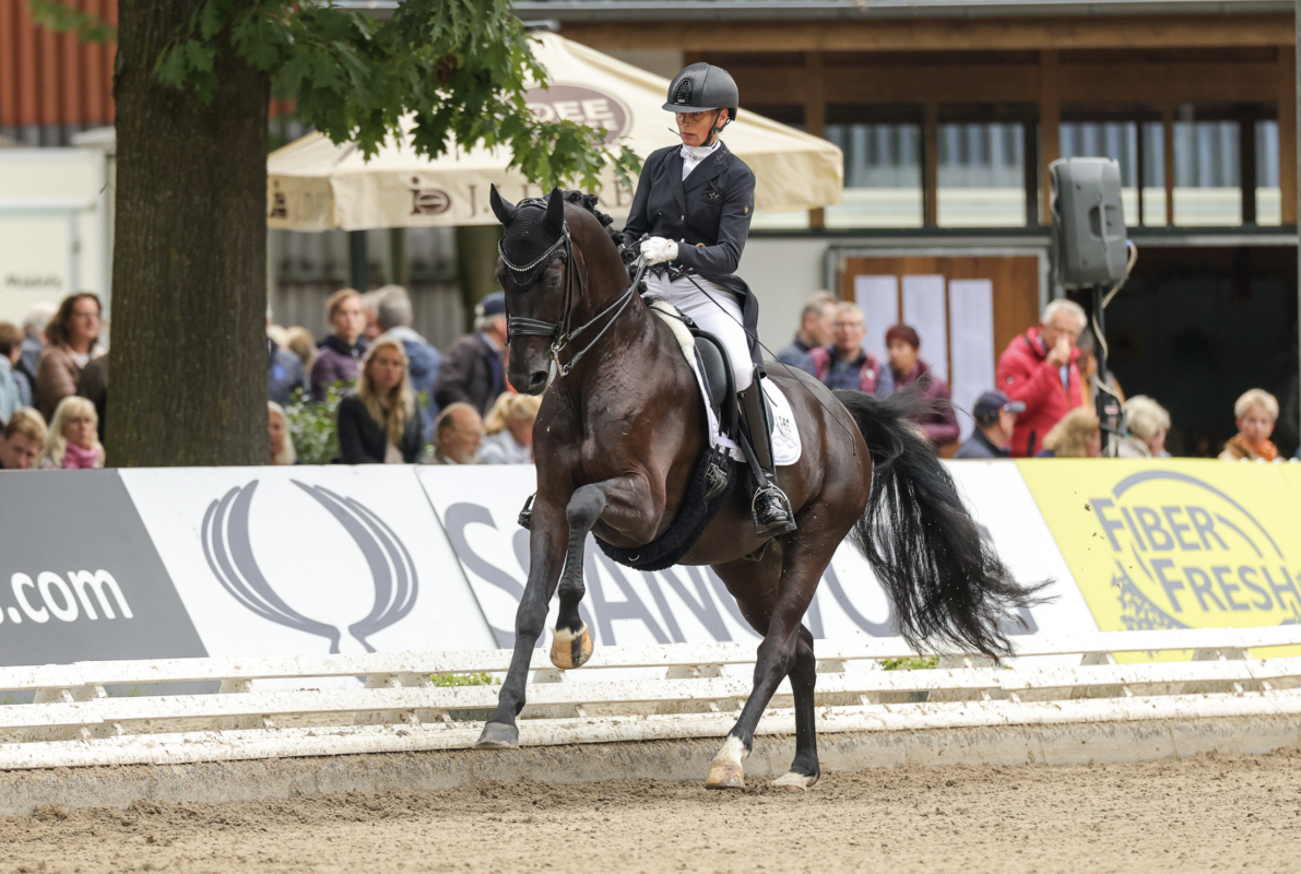 Stefanie Wittmann und Diafys beim Bundeschampionat 2023. Foto: Rebecca Thamm