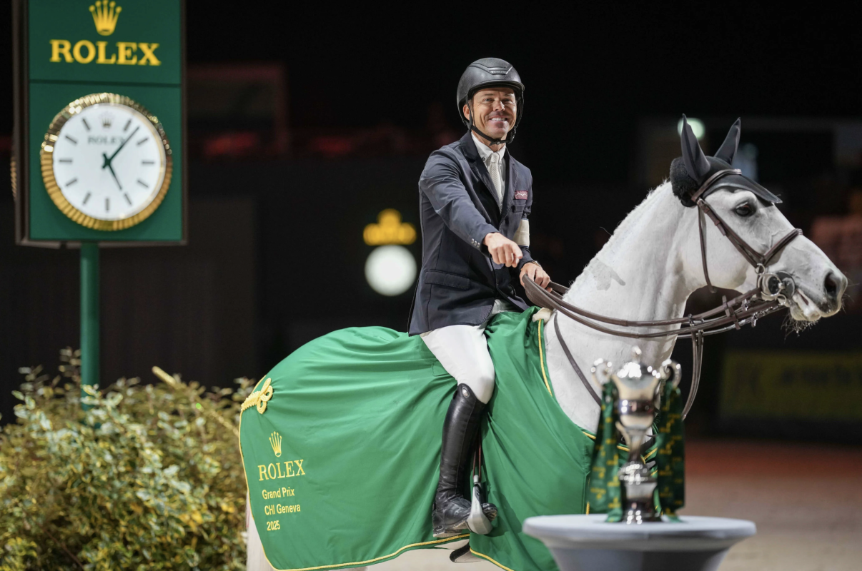 Dreamteam in Genf: Kent Farrington und Greya. Foto: CHI de Genève / Photo scoopdyga