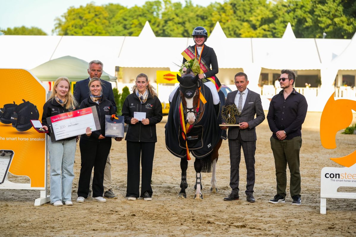 Mini Million heißt der neue Bundeschampion der sechsjährigen Springpferde. (van Bebber)