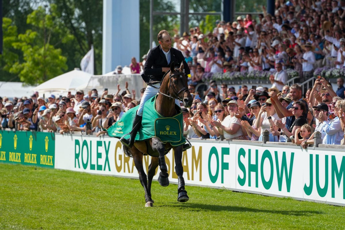 Richard Vogel und United Touch S siegten im Großen Preis von Aachen. Foto: Lisa van Bebber