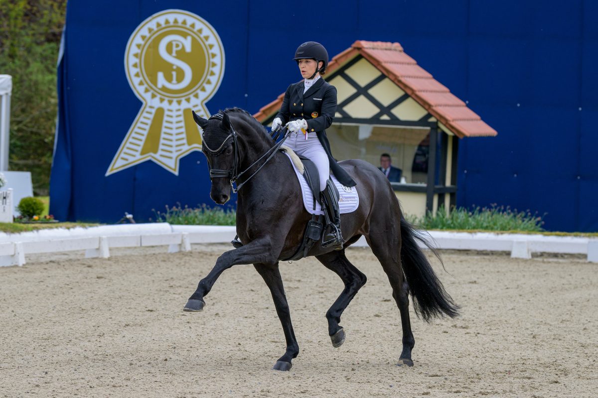 Dante's Pearl und Charlott-Maria Schürmann. Foto: Equitaris/Dr. Tanja Becker