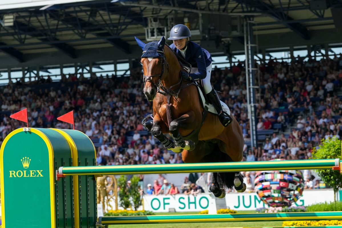 Lillie Keenan und Kick On gewannen die zweite Qualifikation für den Rolex Grand Prix. (Foto Lisa van Bebber)
