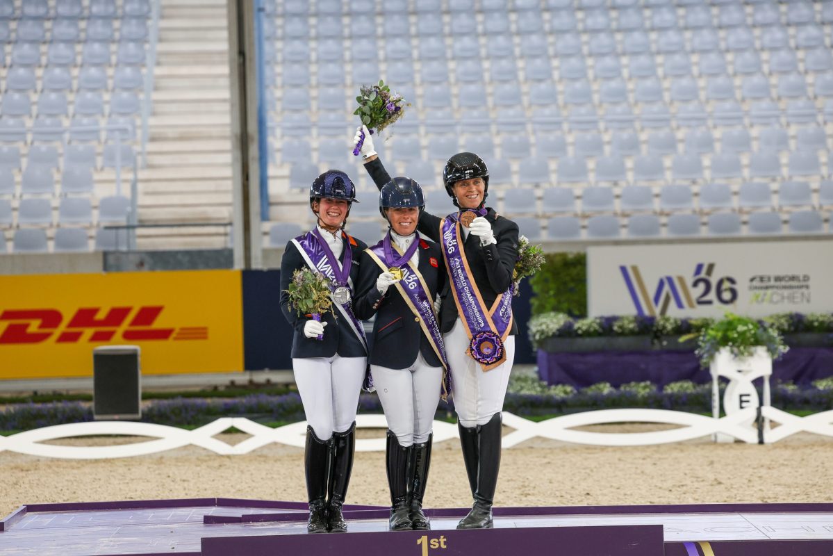 Bronze für Regine Mispelkamp in der Para-Dressur. (Foto Thamm)