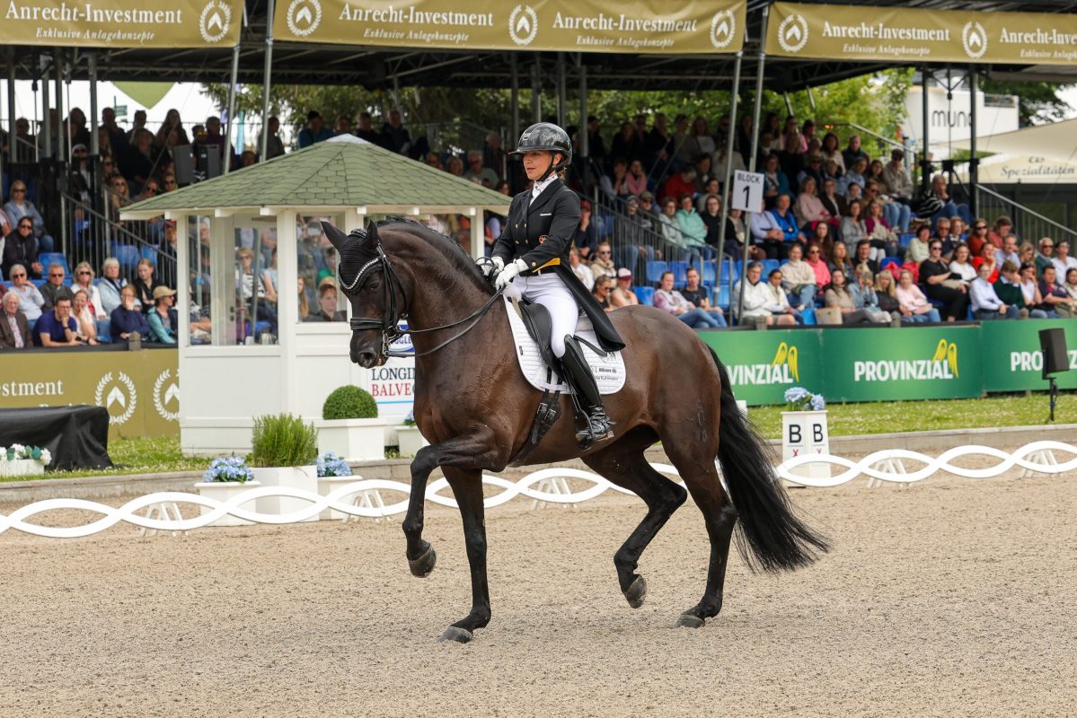 Dante's Pearl und Charlott-Maria Schürmann gewannen als Newcomer Bronze bei den Deutschen Meisterschaften. (Foto Thamm)