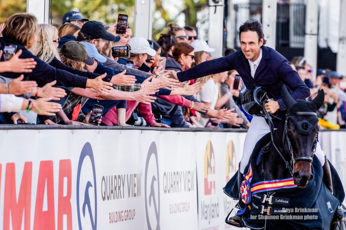 Felix Vogg und Cartania, Sieger des CCI5*-L von Maryland. Foto: maryland5star.us/Brinkman