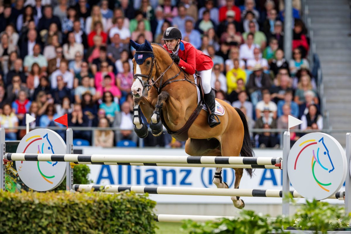 2024 ging Ilex noch mit Mclain Ward beim CHIO Aachen und wurde Zweiter im Großen Preis. 2026 dann WM mit Marlon Zanotelli? Foto: sportfotos-lafrentz.de