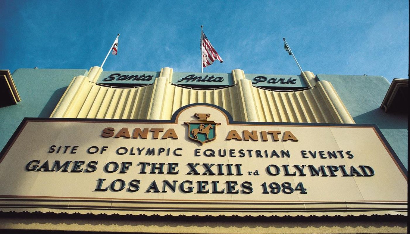 Der Santa Anita Park begrüßt bei den Olympischen und den Paralampischen Spielen 2028 die besten zwei- und vierbeinigen Athleten der Welt. Foto: FEI